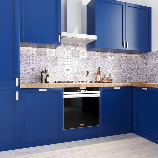 Wallnest Pure Solid Teal Blue Matt Wallpaper Solid Colour Self Adhesive Peel and Stick for Walls, Kitchen Tabletop, Almirah, Furniture, Office Decorative Self Adhesive Removable