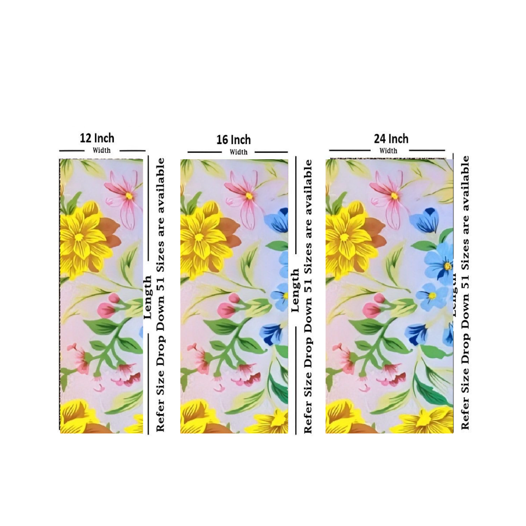 Wallnest Vinyl Frosted Window Self Adhesive Privacy GlassFilm for WindowGlass Office Decorative Window Sticker Wallpaper Vinyl Sheet for Glass Door, Bathroom, Home, Sparkling Flowers