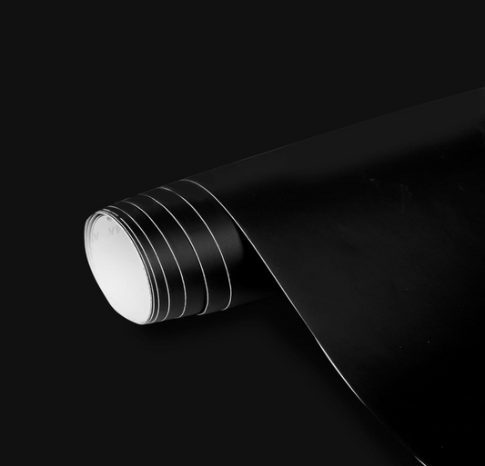 Wallnest Solid Black Wallpaper Thick Matte Black Contact Paper Decorative Peel and Stick Wallpape Self Adhesive Removable Wallpaper for Kitchen Cabinet Furniture Waterproof