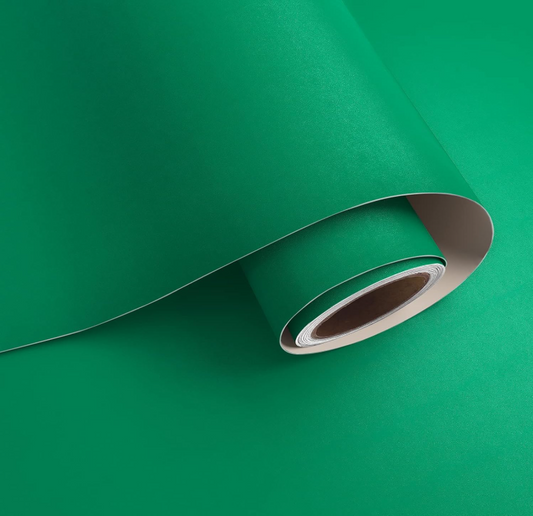 Wallnest Wallpaper Self Adhesive Dark Green Matte Self Adhesive Waterproof Sticker for Living Room, Bedroom Office,Almirah, Floor, Tabletop, Wall, Fridge