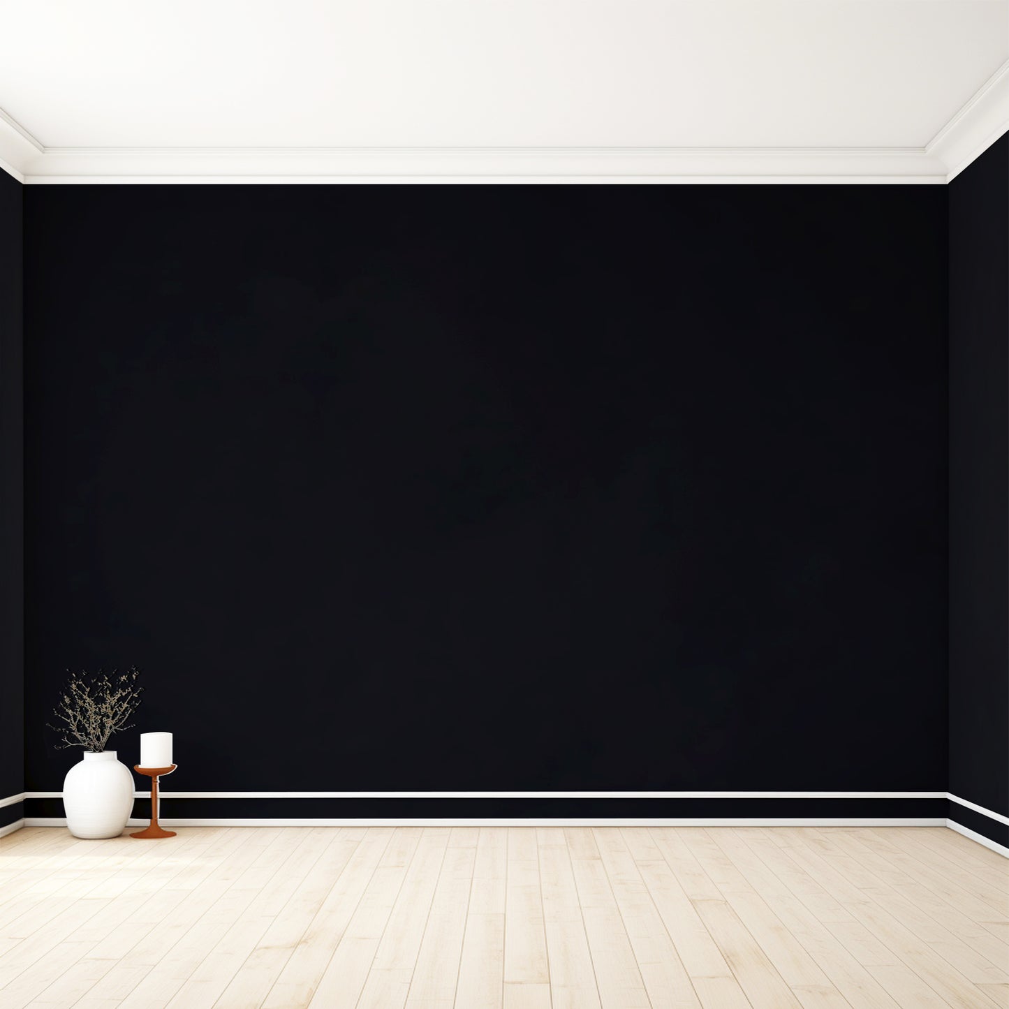 Wallnest Solid Black Wallpaper Thick Matte Black Contact Paper Decorative Peel and Stick Wallpape Self Adhesive Removable Wallpaper for Kitchen Cabinet Furniture Waterproof