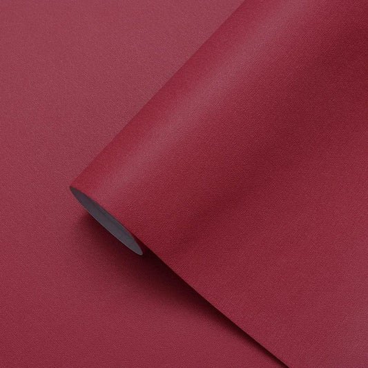 Wallnest Glossy Wallpaper Peel & Stick Vinyl Contact Paper Self Adhesive Wallpaper for Kitchen Cabinets Furniture Countertop Removable Waterproof Wallpaper Mahroon Glossy