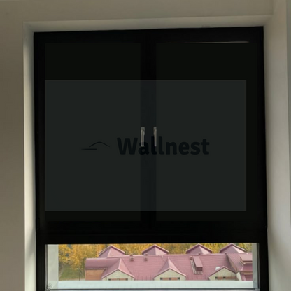 Wallnest One-Way Mirror Window Film, Privacy Blackout Tint, Heat Control, UV Protection, Reflective Glass Coating for Home Office Living Room