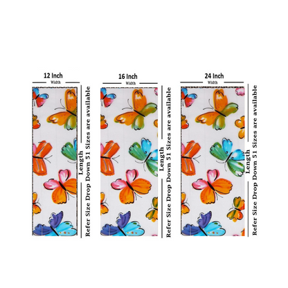 Wallnest Privacy Window Film Window Frosting Film Window Sticker New Pattern Frosted Vinyl Sheets for Front Door Bathroom Sidelight Small Windows Decorative Butterflies