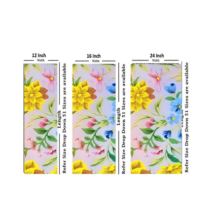 Wallnest Vinyl Frosted Window Self Adhesive Privacy GlassFilm for WindowGlass Office Decorative Window Sticker Wallpaper Vinyl Sheet for Glass Door, Bathroom, Home, Sparkling Flowers