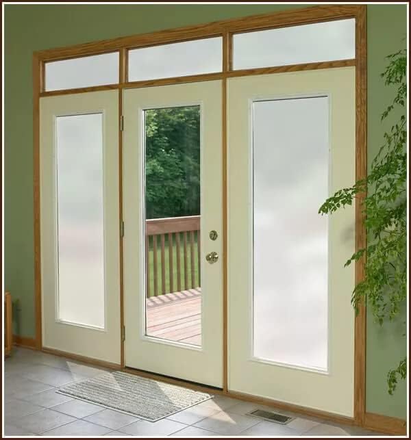Wallnest Frosted Window Film Non-Adhesive, Frosting 100% Privacy Film for Glass Windows, Self Static-Cling Decorative Window Cling for Home Office UV Protection