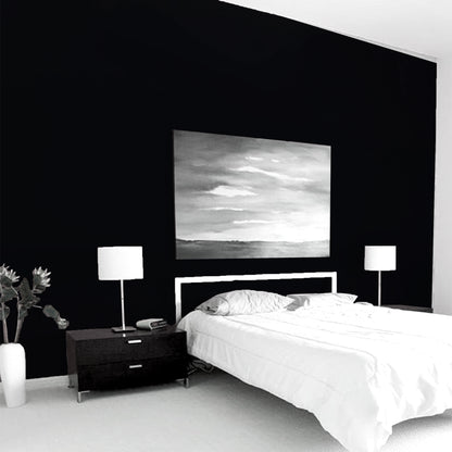 Wallnest Solid Black Wallpaper Thick Matte Black Contact Paper Decorative Peel and Stick Wallpape Self Adhesive Removable Wallpaper for Kitchen Cabinet Furniture Waterproof