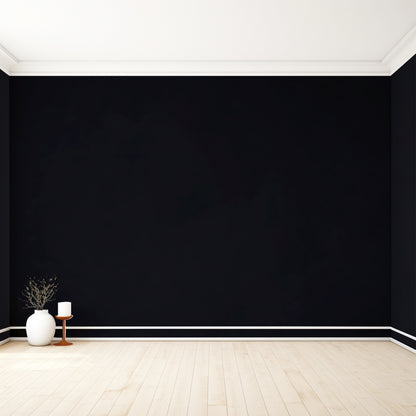 Wallnest Solid Black Wallpaper Thick Matte Black Contact Paper Decorative Peel and Stick Wallpape Self Adhesive Removable Wallpaper for Kitchen Cabinet Furniture Waterproof